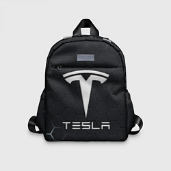 Детский рюкзак Tesla логотип - матовое стекло