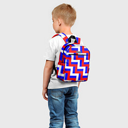 Детский рюкзак Плетение триколор, цвет: 3D-принт — фото 2
