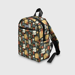 Детский рюкзак Узор штрихованный, цвет: 3D-принт — фото 2