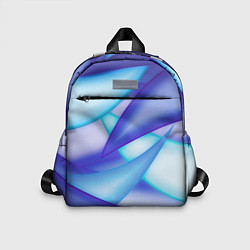 Детский рюкзак Синие разводы, цвет: 3D-принт