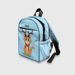 Детский рюкзак Кот с рожками, цвет: 3D-принт — фото 2