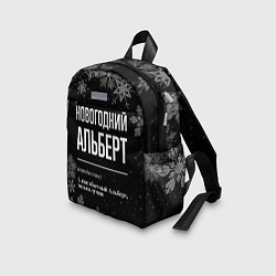 Детский рюкзак Новогодний Альберт на темном фоне, цвет: 3D-принт — фото 2
