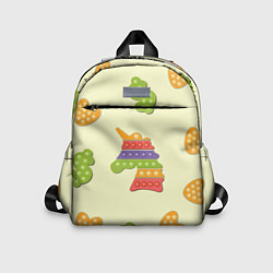 Детский рюкзак Поп ит паттерн, цвет: 3D-принт