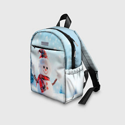 Детский рюкзак Милый снеговик, цвет: 3D-принт — фото 2