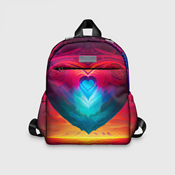Детский рюкзак Сердце мира, цвет: 3D-принт