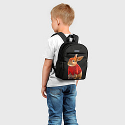 Детский рюкзак Кролик в свитере, цвет: 3D-принт — фото 2