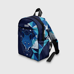 Детский рюкзак Голова синей лисы, цвет: 3D-принт — фото 2