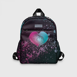 Детский рюкзак Микс сердец, цвет: 3D-принт