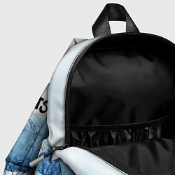 Детский рюкзак Горные лыжи спуск, цвет: 3D-принт — фото 2