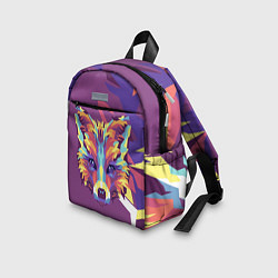 Детский рюкзак Голова лиса в стиле поп-арт, цвет: 3D-принт — фото 2