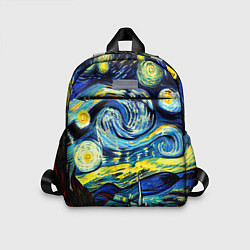 Детский рюкзак Винсент ван Гог, звездная ночь, цвет: 3D-принт
