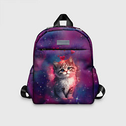 Детский рюкзак Космически котенок, цвет: 3D-принт