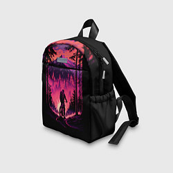 Детский рюкзак Велопрогулка на закате, цвет: 3D-принт — фото 2
