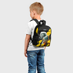 Детский рюкзак Девушка и парень в стиле киберпанк, цвет: 3D-принт — фото 2