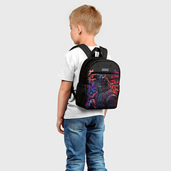 Детский рюкзак Самурай неон, цвет: 3D-принт — фото 2