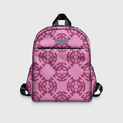 Детский рюкзак Розовая витиеватая загогулина, цвет: 3D-принт