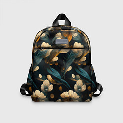 Детский рюкзак Узор цветочный паттерн, цвет: 3D-принт