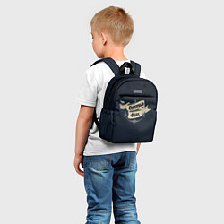 Детский рюкзак Северный флот винтаж, цвет: 3D-принт — фото 2