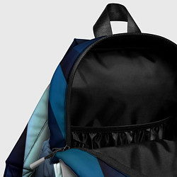 Детский рюкзак Абстрактные грани текстура, цвет: 3D-принт — фото 2