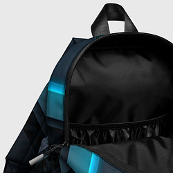 Детский рюкзак Абстракция металл, цвет: 3D-принт — фото 2