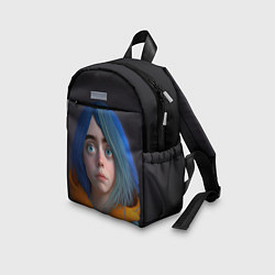 Детский рюкзак Билли Айлиш портрет, цвет: 3D-принт — фото 2