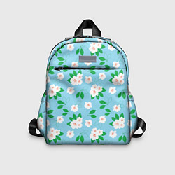 Детский рюкзак Узор из белоснежных цветков вишни