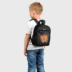 Детский рюкзак Портрет Уэнздей Аддамс, цвет: 3D-принт — фото 2