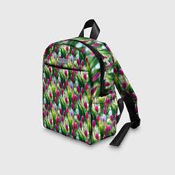 Детский рюкзак Весенние тюльпаны и подснежники, цвет: 3D-принт — фото 2