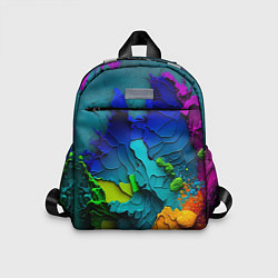 Детский рюкзак Взрыв красок, цвет: 3D-принт