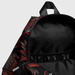 Детский рюкзак Красный Irezumi узор, цвет: 3D-принт — фото 2