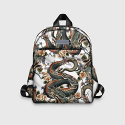 Детский рюкзак Тату японский дракон, цвет: 3D-принт
