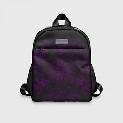 Детский рюкзак Фиолетовый узор, цвет: 3D-принт
