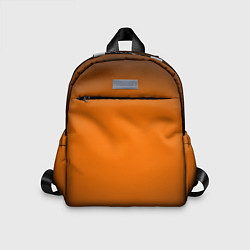 Детский рюкзак Кислотный оранжевый с градиентом, цвет: 3D-принт
