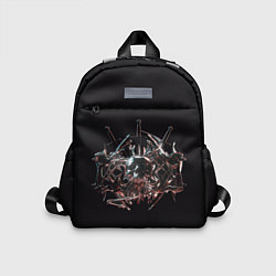 Детский рюкзак Скелетон на темном фоне, цвет: 3D-принт
