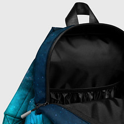 Детский рюкзак Абстрактный светло-синий космос и звёзды, цвет: 3D-принт — фото 2
