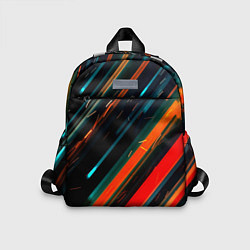 Детский рюкзак Искры огня на полосах, цвет: 3D-принт