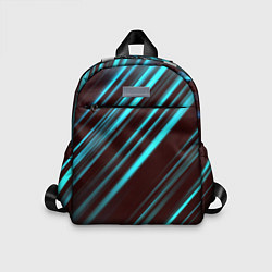 Детский рюкзак Stripes line neon color, цвет: 3D-принт