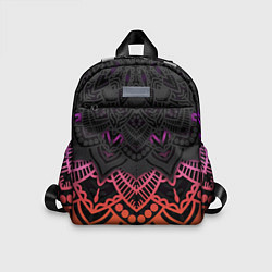 Детский рюкзак Цветастый узор, цвет: 3D-принт