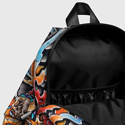 Детский рюкзак Иредзуми: дракон и лис, цвет: 3D-принт — фото 2