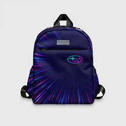 Детский рюкзак Subaru neon speed lines, цвет: 3D-принт