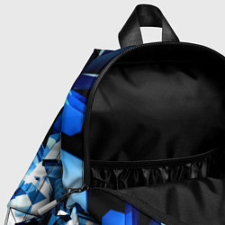 Детский рюкзак Crystal blue form, цвет: 3D-принт — фото 2
