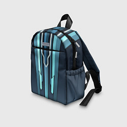 Детский рюкзак Неоновый поток, цвет: 3D-принт — фото 2