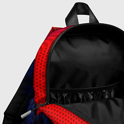 Детский рюкзак Ford красный карбон, цвет: 3D-принт — фото 2