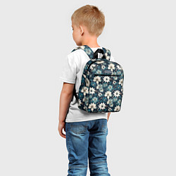 Детский рюкзак Узор из весенних цветочков, цвет: 3D-принт — фото 2