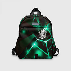 Детский рюкзак Cyberpunk 2077 разлом плит, цвет: 3D-принт