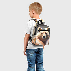 Детский рюкзак Медведь качек, цвет: 3D-принт — фото 2