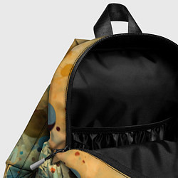 Детский рюкзак Абстрактная гранжевая композиция с пятнами: арт не, цвет: 3D-принт — фото 2