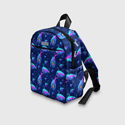 Детский рюкзак Subnautica паттерн с рыбами, цвет: 3D-принт — фото 2