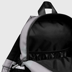 Детский рюкзак Белые и чёрные кубы в геометрии, цвет: 3D-принт — фото 2