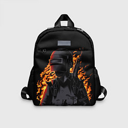 Детский рюкзак PUBG огонь, цвет: 3D-принт